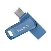 Флэш накопитель USB 64 Гб SanDisk Ultra Dual Drive 3.1 Type-C (blue)