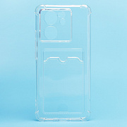 Чехол-накладка - SC276 с картхолдером для "Xiaomi 13T/13T Pro" (transparent)