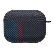 Чехол Luxo Creative для "Apple AirPods Pro 3 (2025)" (120) (black/blue) (120)