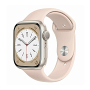 Ремешок - ApW Sport Band Apple Watch 38/40/41 mm силикон на кнопке (S) (sand pink)