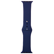 Ремешок - ApW Sport Band Apple Watch 42/44/45/49 mm силикон на кнопке (L) (midnight blue)