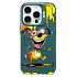 Чехол-накладка - SC335 для "Apple iPhone 15 Pro"  (собака) (dark green)
