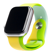 Ремешок - ApW Apple Watch 42/44/45/49 mm силикон (014) (multicolor)