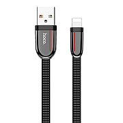 Кабель USB - Apple lightning Hoco U74 12W 120см 2,4A  (black)