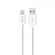 Кабель USB - Apple lightning budi M8J023  120см 2A  (white)