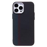 Чехол-накладка Luxo Creative PC для "Apple iPhone 13 Pro Max" (120) (black/blue) (230972)