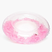 Надувной круг - с перьями 60 см (pink)