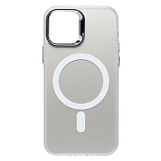 Чехол-накладка - SM025 SafeMag для "Apple iPhone 12/iPhone 12 Pro" (white)