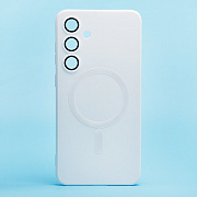 Чехол-накладка - SM020 Matte SafeMag для "Samsung Galaxy S24+" (white) (228118)