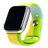 Ремешок - ApW Apple Watch 42/44/45/49 mm силикон (014) (multicolor)