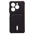 Чехол-накладка - SC304 с картхолдером для "TECNO Spark 20/Spark 20C" (black)