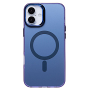 Чехол-накладка - SM025 SafeMag для "Apple iPhone 16 Plus" (blue)