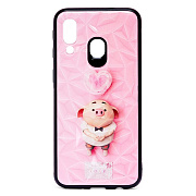 Чехол-накладка - SC150 для "Samsung SM-A405 Galaxy A40" (007) (pink)