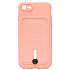 Чехол-накладка - SC304 с картхолдером для "Apple iPhone 7/iPhone 8/iPhone SE 2020" (light pink) (208665)
