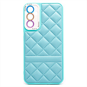Чехол-накладка - SC318 экокожа для "Samsung SM-A346 Galaxy A34" (light blue)