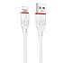 Кабель USB - Apple lightning Borofone BX17 12W 100см 2,4A  (white)