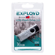 Флэш накопитель USB 16 Гб Exployd 530 (black)