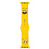 Ремешок - ApW01 Apple Watch 38/40/41 mm силикон (018) (yellow)