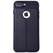 Чехол-накладка The ultimate experience Leather для "Apple iPhone 7 Plus/iPhone 8 Plus" (blue) ..