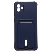 Чехол-накладка - SC304 с картхолдером для "Samsung SM-A045 Galaxy A04" (dark blue) 