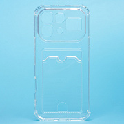Чехол-накладка - SC276 с картхолдером для "Infinix Note 60" (transparent) (244321)