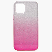 Чехол-накладка - SC097 Gradient для "Apple iPhone 12 Pro Max" (pink/silver)