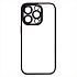 Чехол-накладка - PC073 с закрытой камерой для "Apple iPhone 14 Pro" (black) (213846)