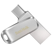 Флэш накопитель USB 64 Гб SanDisk Ultra Dual Drive Luxe USB 3.1 (silver)