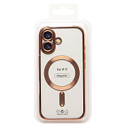 Чехол-накладка - SM027 SafeMag для "Apple iPhone 17" (gold) (243204)