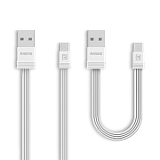 Кабель USB - micro USB Remax RC-062m Tengy series  100см 2,1A  (white)