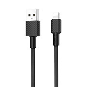 Кабель USB - Apple lightning Hoco X29 Superior 12W 100см 2,4A  (black)