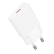 Адаптер Сетевой Hoco N72 Mini PD Type-C 3A/20W (white)