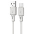 Кабель USB - Type-C Hoco X101 Assistant 18W 100см 3A  (gray)
