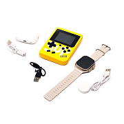 Набор - Watch ULTRA + TWS Apods Pro + SUP (400 игр) (yellow) (237394)