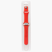 Ремешок - ApW Sport Band Apple Watch 38/40/41 mm силикон на кнопке (L) (spicy orange)