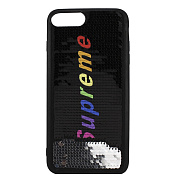 Чехол-накладка - SC157 с пайетками для "Apple iPhone 7 Plus/iPhone 8 Plus" (003) ..