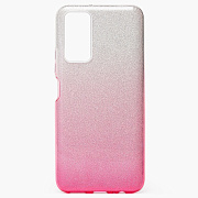 Чехол-накладка - SC097 Gradient для "Huawei Honor 10X Lite" (pink/silver)