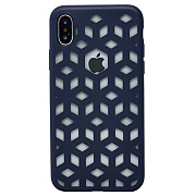 Чехол-накладка - PC022 для "Apple iPhone X/iPhone XS" (blue)
