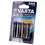 Батарейка AAA Varta LR03 PROF.LITHIUM (4-BL) (200) ..