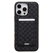 Чехол-накладка - SM022 SafeMag c картхолдером  для "Apple iPhone 16 Pro Max" (black)