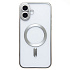 Чехол-накладка - SM027 SafeMag для "Apple iPhone 16 Plus" (silver)