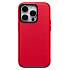 Чехол-накладка - PC084 экокожа для "Apple iPhone 15 Pro" (red) (227437)