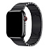 Ремешок - ApW34 металл блочный на застежке Apple Watch 42/44/45/49 mm (black)