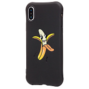 Чехол-накладка - SC210 для "Apple iPhone X/iPhone XS" (002) (black)