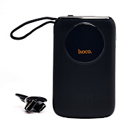 Внешний аккумулятор Hoco Q19 Lucky 30W 10000mAh Type-C/USB/Type-C/Lightning (black)