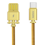 Кабель USB - Type-C Remax RC-064a Dominator  100см 2,1A  (gold)