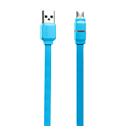 Кабель USB - micro USB Remax RC-029m Breathe  100см 2,1A  (sky blue)