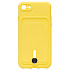 Чехол-накладка - SC304 с картхолдером для "Apple iPhone 7/iPhone 8/iPhone SE 2020" (yellow) (208667)