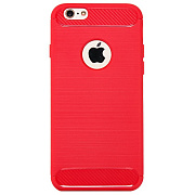 Чехол-накладка The ultimate experience Carbon для "Apple iPhone 6 Plus/6S Plus" (red) ..