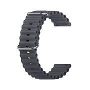 Ремешок - WB35 Ocean Band Универсальный 20мм (dark grey)
